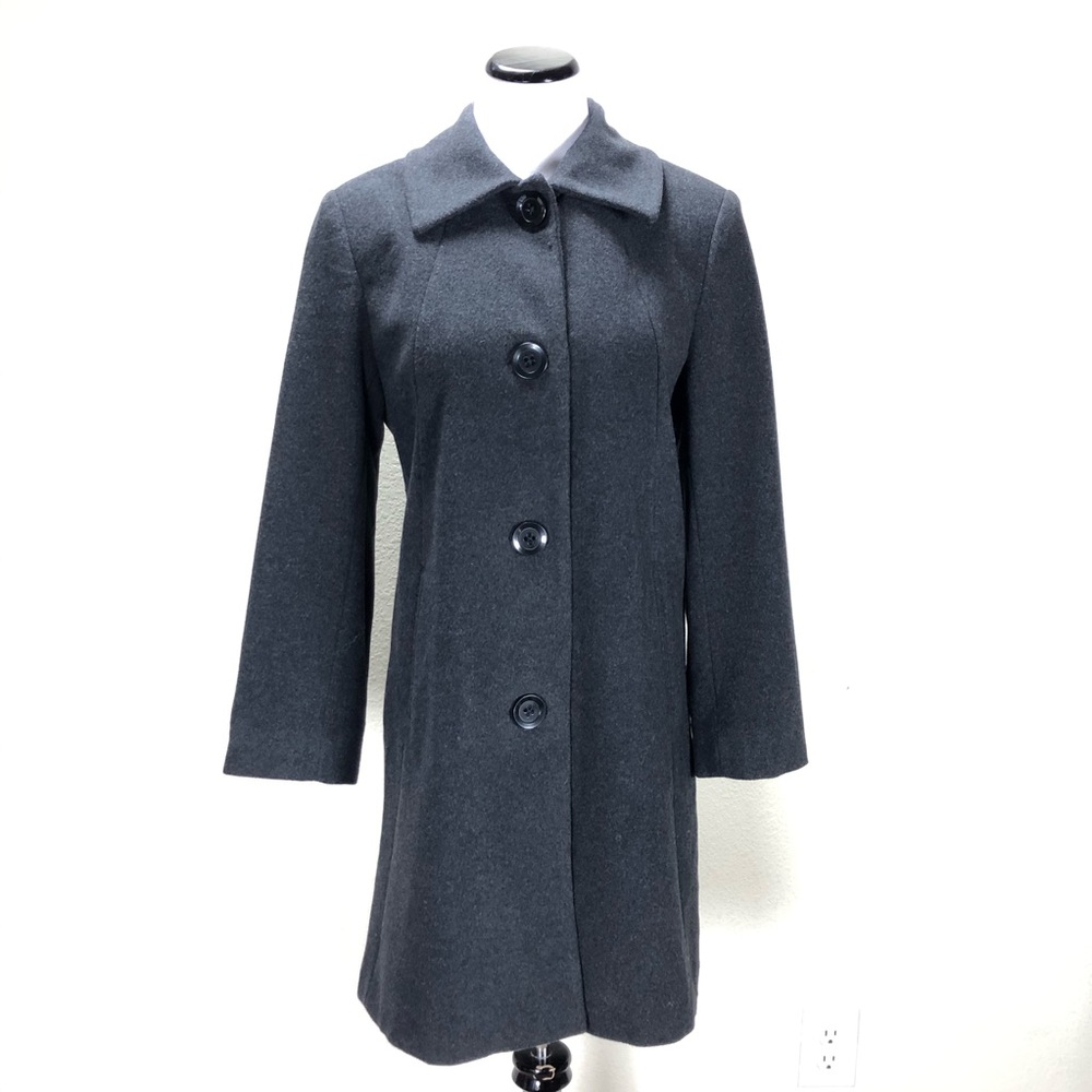 Nautica Gray Wool Blend  3/4 Coat